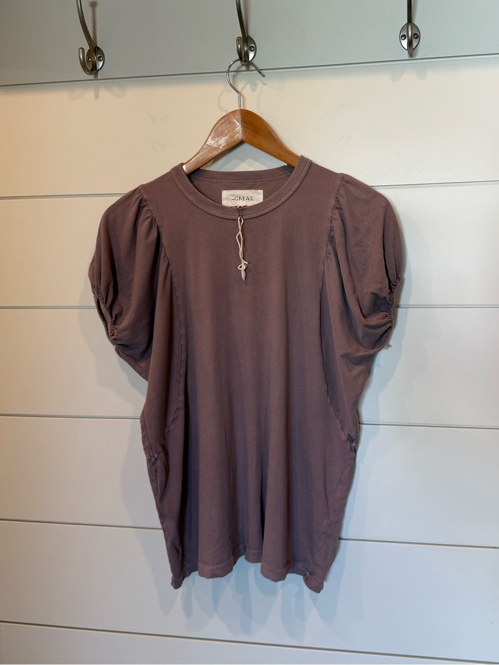 NWOT THE GREAT. the puff sleeve tee XS